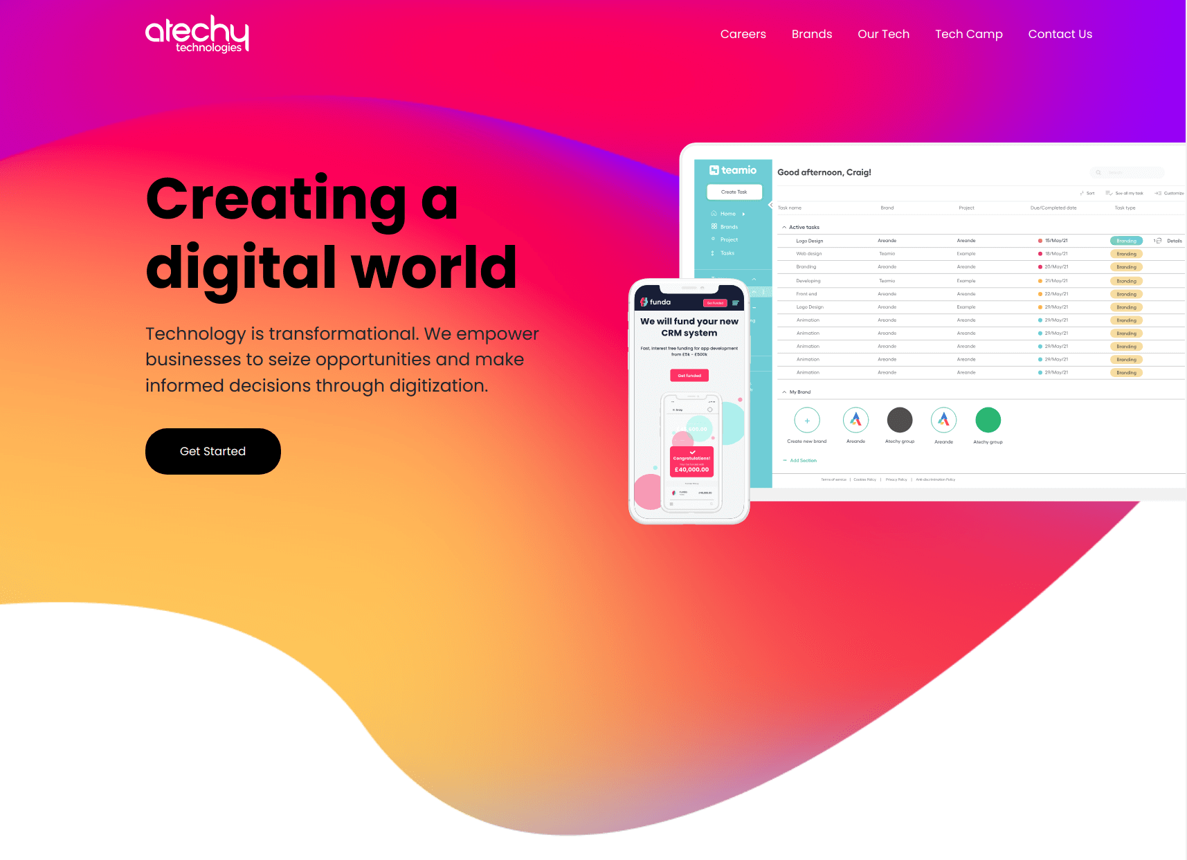 Atechy Technology main website.